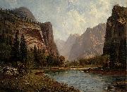 Albert Bierstadt Gates of the Yosemite Sweden oil painting artist